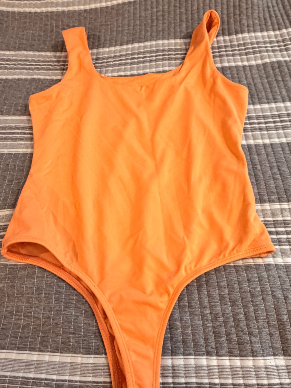 Francesca's Collections Orange Women’s medium Bodysuit